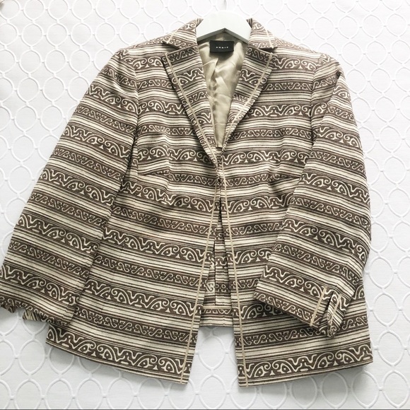 Akris Jackets & Blazers - Akris Scroll Stripe Blazer Jacket SZ US 14